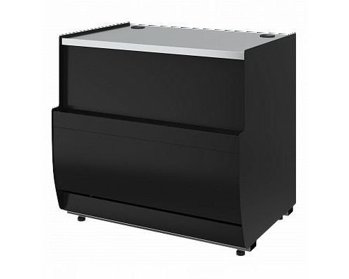 Прилавок кассовый Carboma KC70 N 0,9-7 версия 2.0 (9005)