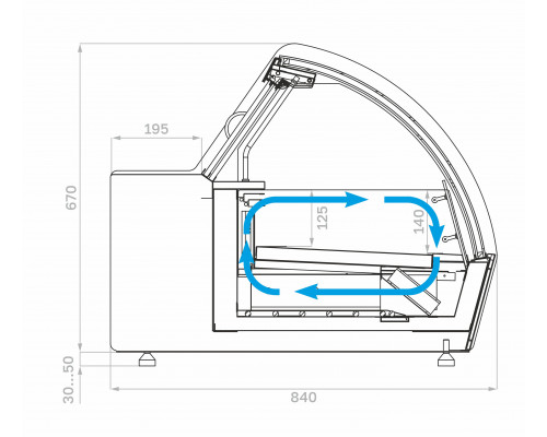 Витрина для мороженого Carboma JOY 2 I83 VL 1,2-1 (0430)