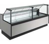 Витрина холодильная Carboma GC110 SM 2,5-1 версия 2.0 с боковинами, 9006-0430