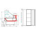 Витрина холодильная Carboma GC110 VM 2,0-1 (с боковинами, динамика) (0011-9006)