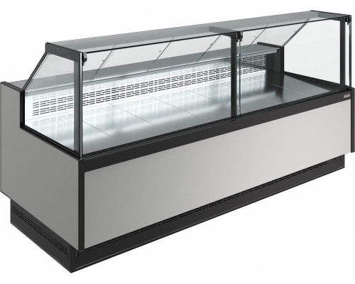 Витрина холодильная Carboma GC110 VM 2,5-1 версия 2.0 с боковинами, 9006-0430