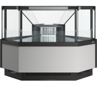 Витрина холодильная Carboma GC110 VM 5-1 версия 2.0 без боковин, 9006-0430, внеш.угол