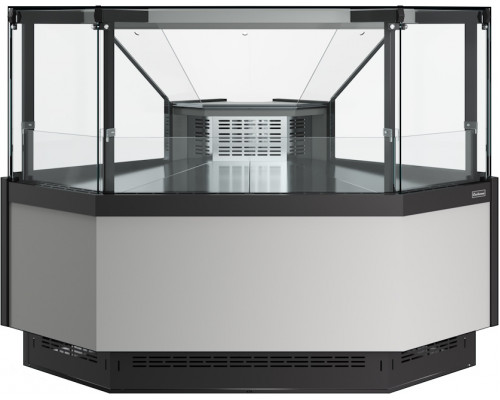 Витрина холодильная Carboma GC110 VM 5-1 версия 2.0 без боковин, цвет по схеме стандарт, внеш.угол