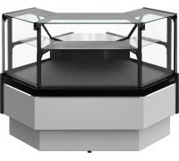 Витрина холодильная Carboma GC95 VM 5-1 версия 2.0 без боковин, 9006-0430, внеш.угол