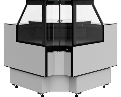 Витрина холодильная Carboma GC95 VM 6-1 версия 2.0 с боковинами, 9006-0430 внутр.угол