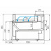 Витрина холодильная открытая Carboma GC111 SM 1,25-2 (1010 Мариель)