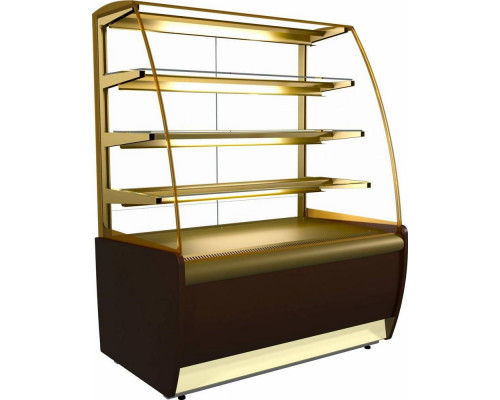 Витрина кондитерская Carboma K70 VM 1,3-1 Light цвет по схеме (стандарт)