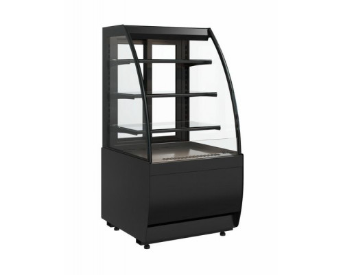 Витрина кондитерская Carboma K70 VM 1,3-2 Standart открытая версия 2.0 (9005)