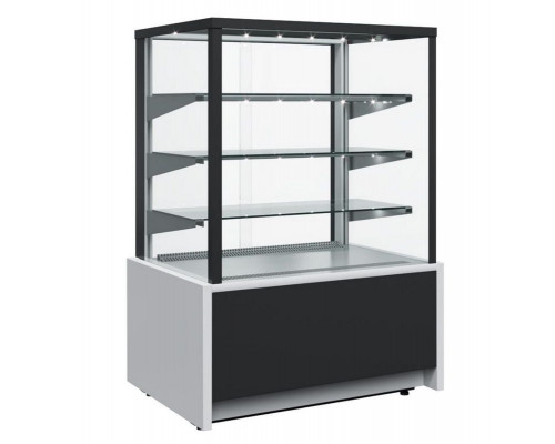 Витрина кондитерская Carboma KC70 VM 0,6-1 Light 9006-9005 (ВХСв-0,6д Carboma Cube Техно)