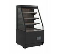 Витрина кондитерская Carboma KC70 VM 0,6-2 Standart открытая, горка версия 2.0 (9005)