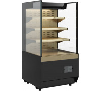 Витрина кондитерская Carboma KC70 VM 0,6-2 Standart версия 2.0 открытая, горка, без боковин, 9005-0109