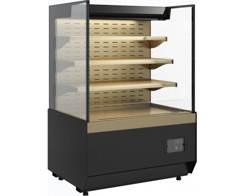 Витрина кондитерская Carboma KC70 VM 1,3-2 Standart версия 2.0 открытая, горка, без боковин, 9005-0109