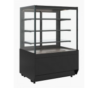 Витрина кондитерская Carboma KC70 VV 0,9-1 Standart RAL 9005 версия 2.0