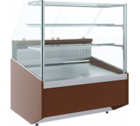 Витрина кондитерская Carboma KC95 VM 1,5-1 (1008 темный дуб)