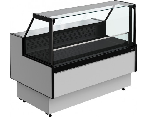 Витрина морозильная Carboma GC95 SL 1,25-1 версия 2.0 без боковин, 9006-9005