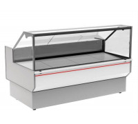 Витрина морозильная Carboma GC95 SL 2,0-1 (ВХСн-2,0 Carboma GC95) (0011-9003 боковины серые, декор белый)