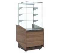 Витрина нейтральная Carboma KC80 N 0,8-11 (1008 темный дуб)