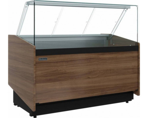 Витрина нейтральная Carboma KC80 N 1,5-1 (1008 темный дуб)