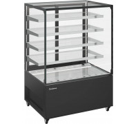 Витрина нейтральная напольная Carboma KC71-150 N 0,9-1 (9005)
