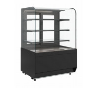 Витрина нейтральная напольная Carboma KR70 N 0,9-1 Light (9005)