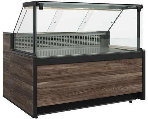 Витрина универсальная Carboma GC111 SV 1,25-1 (1008 Темный дуб)