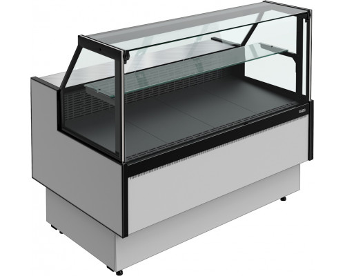 Витрина универсальная Carboma GC95 SV 1,25-1 версия 2.0 без боковин, 9006-0430
