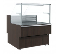 Витрина холодильная GC110 N 1,25-1 (Нейтральная 1,25 Carboma GC110) (1005 венге)