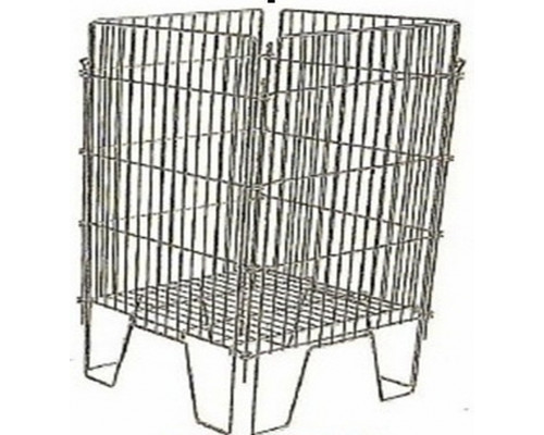 Хромированная корзина 600х410х780